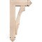 Ekena Millwork Balboa Arts and Crafts Smooth Bracket w/ Offset Brace, Douglas Fir, 5 1/2"W x 14"D x 26"H BKT0604X14X26BOA03SDF - alternate 2